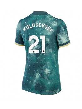 Tottenham Hotspur Dejan Kulusevski #21 Ausweichtrikot für Frauen 2024-25 Kurzarm